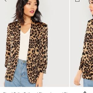 Leopard Blazer
